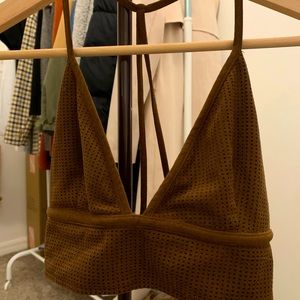 Forever 21 Brown Crop Top